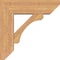 Ekena Millwork Legacy Slat Smooth Bracket w/ Offset Brace, Western Red Cedar, 7 1/2"W x 24"D x 24"H BKT0806X24X24LEC06SWR - alternate 3